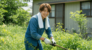 雑草　草刈り