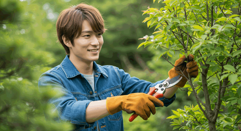 庭の手入れ