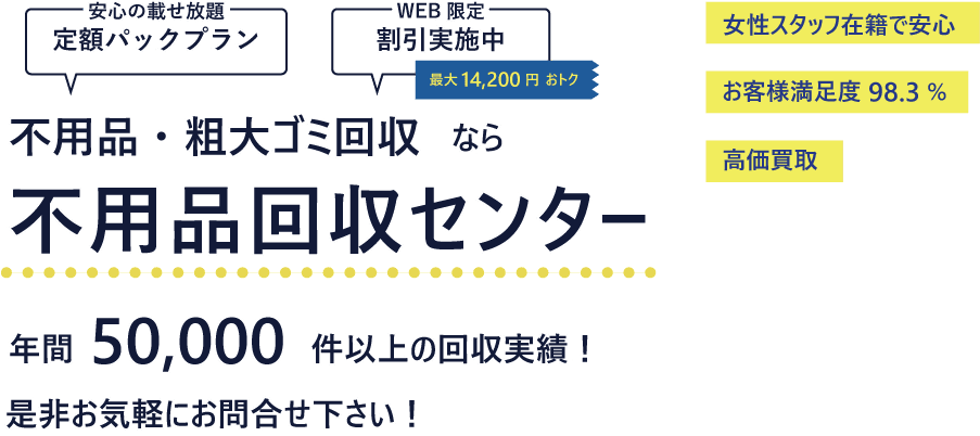 不用品回収センターロゴ