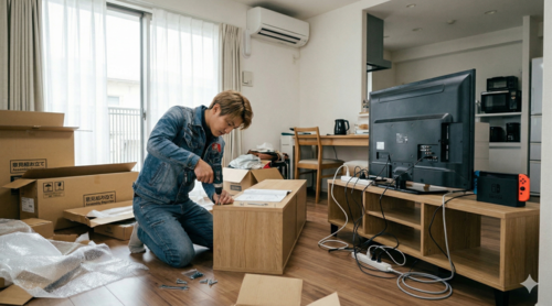 家具組み立て作業