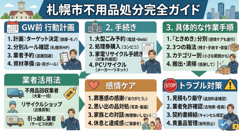 札幌市不用品処分完全ガイド