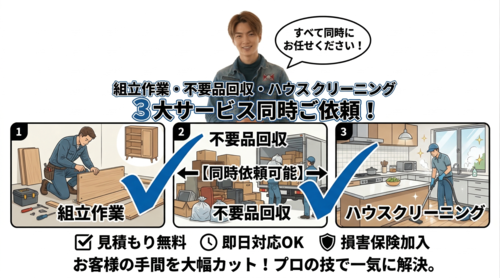 便利屋のまとめて依頼イメージ画