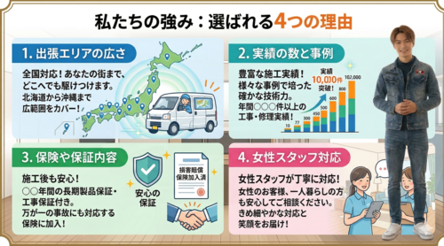 ライフパートナーズ選ばれる理由4つの理由画