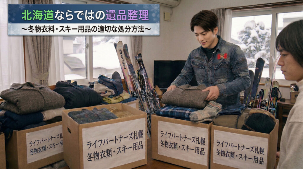 冬物衣料スキー用品の処分アイキャッチ