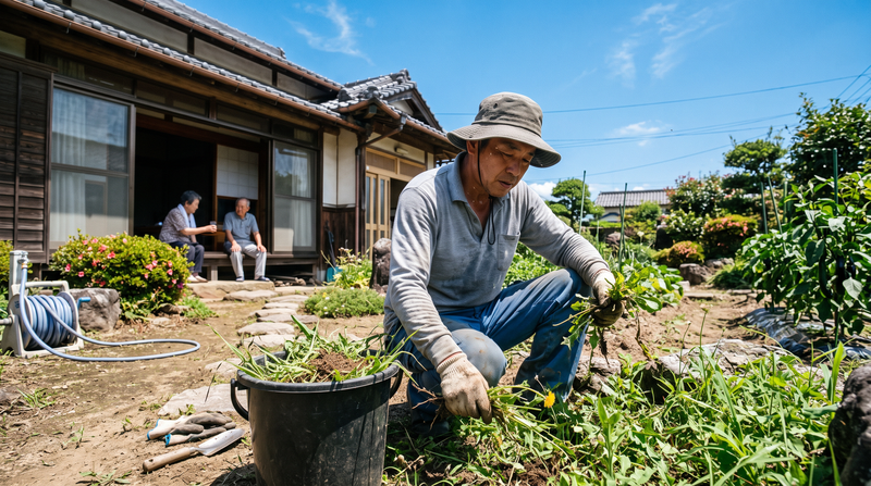 雑草抜き