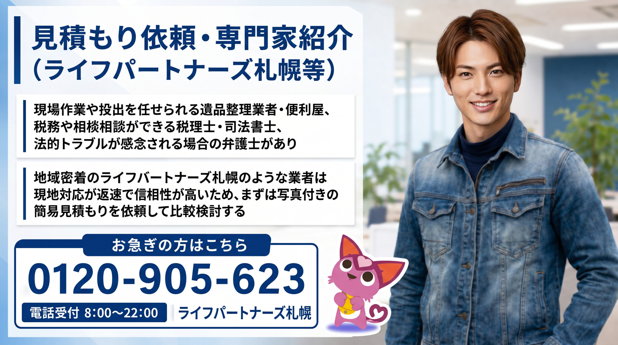 後悔しない遺品整理の進め方を3ステップで紹介する案内画像