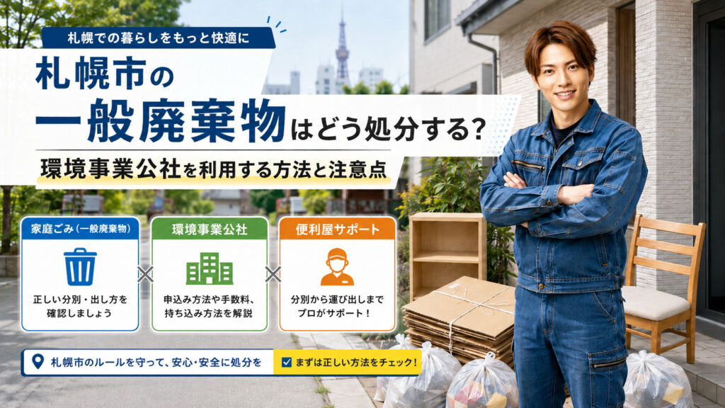 札幌市の一般廃棄物と環境事業公社を利用した処分方法